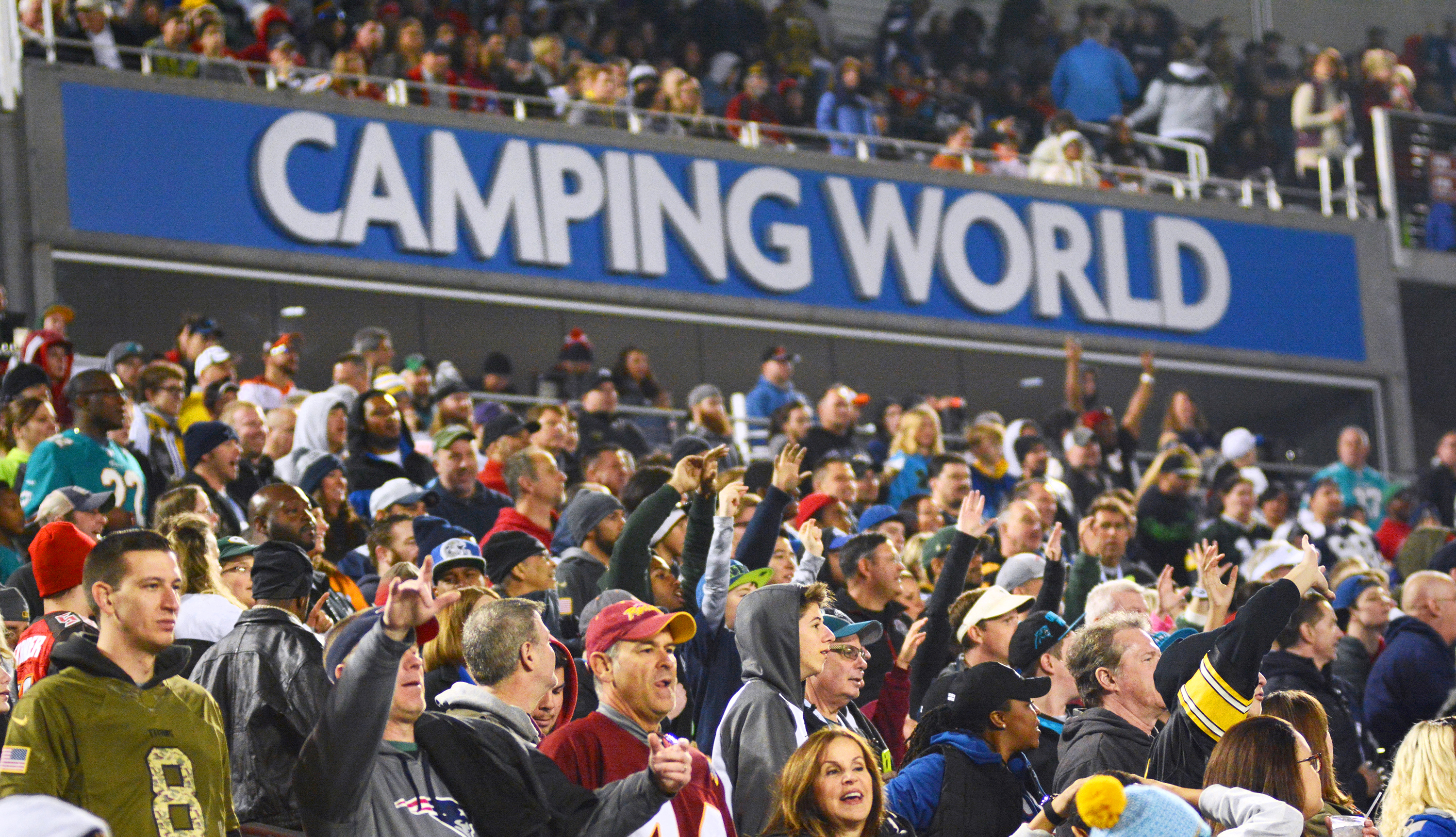 Pro Bowl fans fill Camping World Stadium.